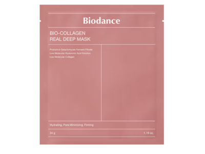 Biodance Bio Collagen-Real Deep Facial Sheet Mask, 1.19 oz/34 g, 4 Count
