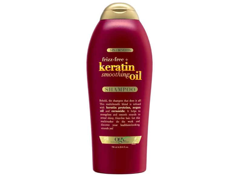 Ogx Keratin Smoothing Oil Shampoo , 25.4 fl oz/750 mL
