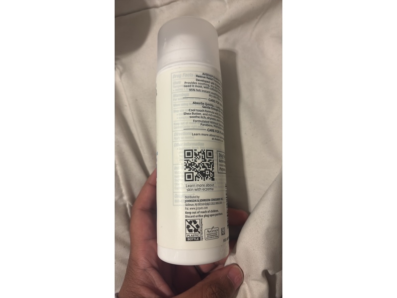 Aveeno Eczema Therapy Rescue Relief Treatment Gel Cream, 5 fl oz/ 150 mL