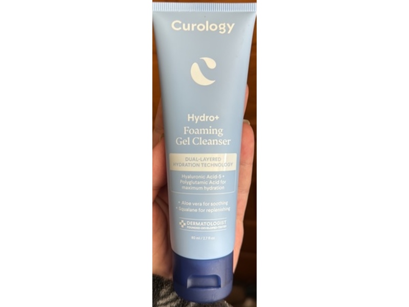 Curology Hydro+ Foaming Gel Cleanser, 2.7 fl oz/80 mL