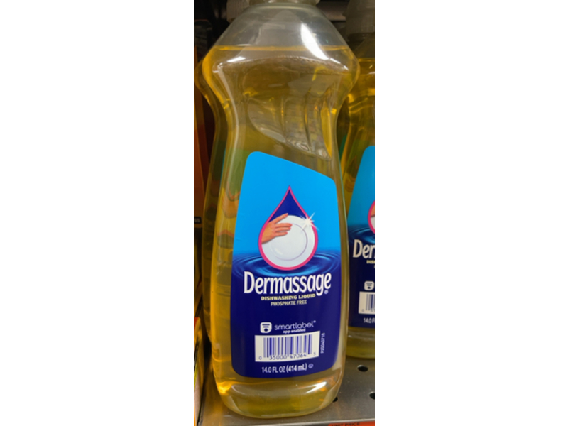 Dermassage Dishwashing Liquid, 14.0 fl oz/414 mL, Pack Of 3