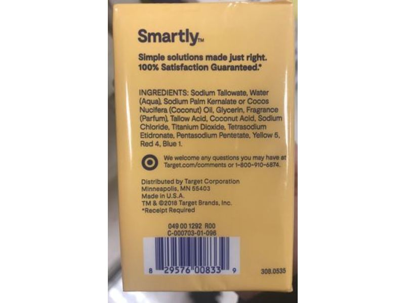 Smartly Mild Bar Soap, Smells Like Summertime, 4 oz, Pack Of 2