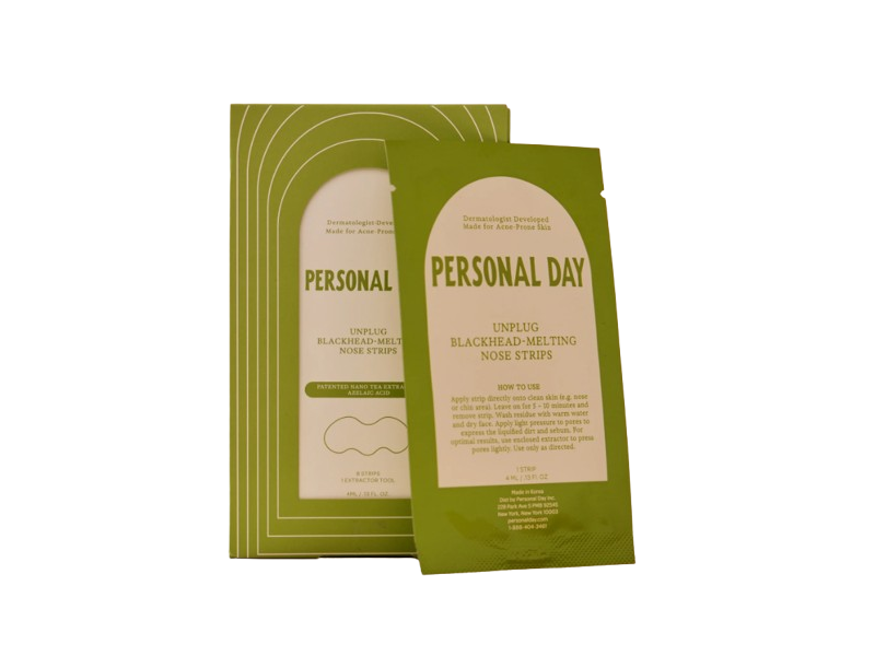 Personal Day Unplug Blackhead-Melting Nose Strips, 0.13 fl oz/4 mL