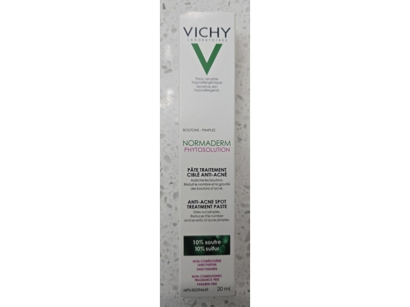 Vichy Normaderm Phytosolution Anti-Acne Spot Treatment Paste, 20 mL