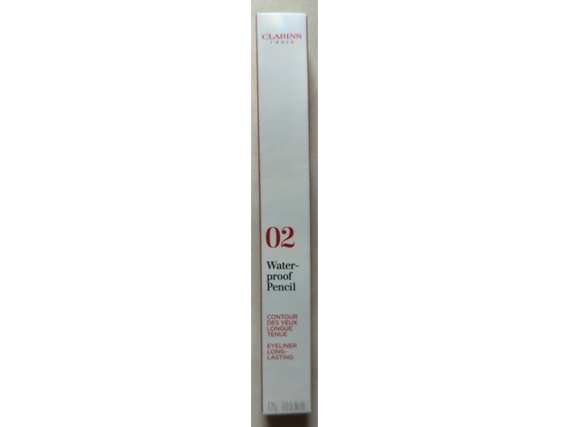 Clarins Waterproof Eye Pencil, 02 Chestnut, 0.01 oz/0.29 g