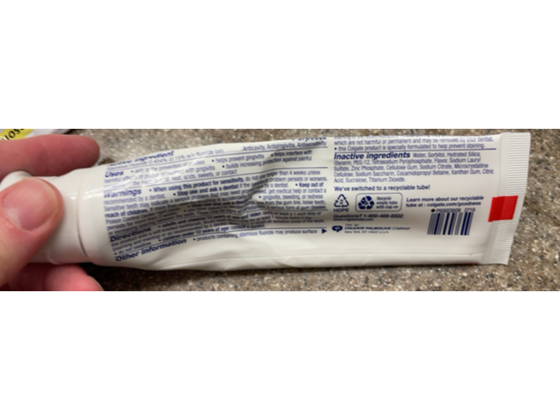 Colgate Recycle Me Total Whitening Toothpaste, 4.8 oz/136 g