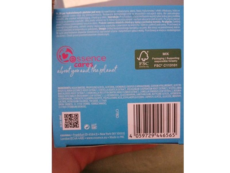 Essence Hydro Gel Eye Patches, 30 Pairs