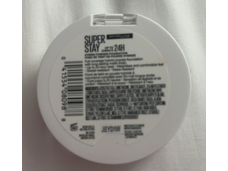 Maybelline Super Stay Hybrid Powder Foundation Matte Finish, 130, 0.2 fl oz