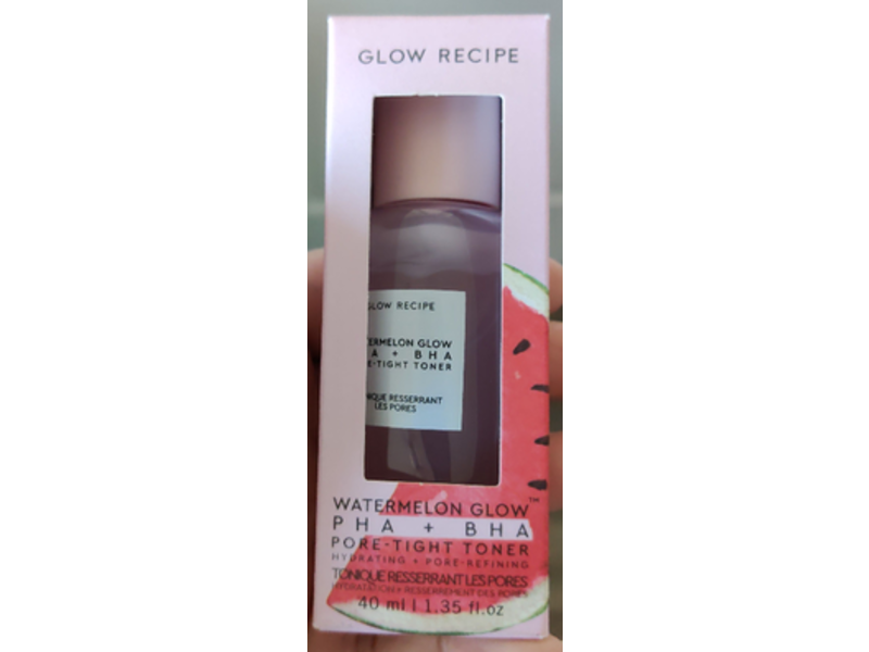 Glow Recipe Watermelon Glow PHA + BHA Pore-Tight Toner, 1.35 fl oz/40 mL