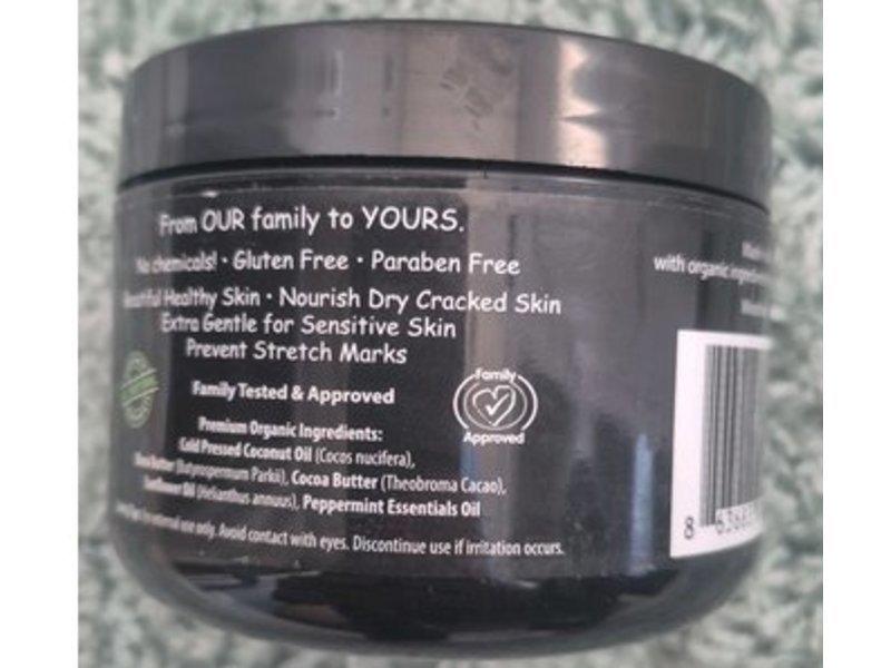 Coconut Essentials Organic & All Natural Body Butter, 8 oz