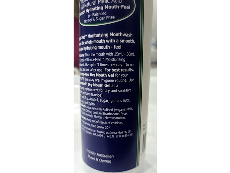 Denta-Med Dry Mouth Moisturising Mouthwash, 500 mL