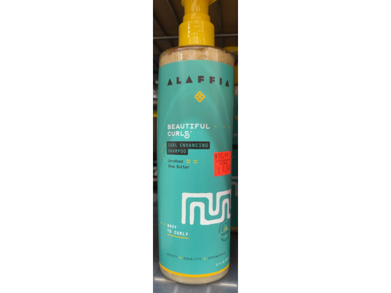 Alaffia Beautiful Curls Enhancing Shampoo, Shea Butter, 12 fl oz/354 mL