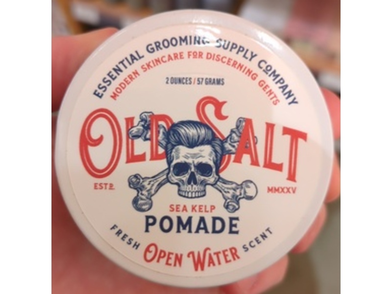 Old Salt Pomade, Fresh Open Water Scent, 2 oz/57 g