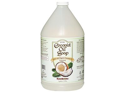 NutriBiotic Pure Coconut Oil Soap, Unscented, 3.79 L