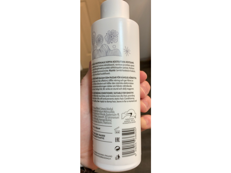 Four Reason No Nothing Sensitive Moisture Conditioner, 10.15 fl oz/300 mL