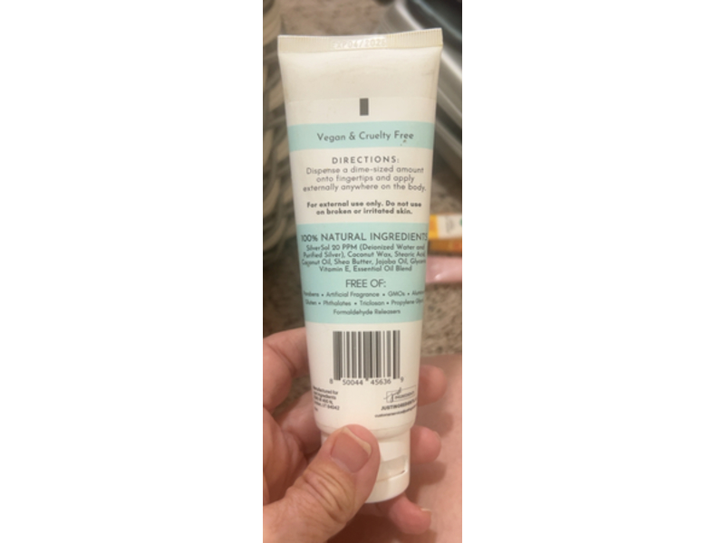 Just Ingredients Body Lotion, Vanilla Mint, 3.4 oz/96 g