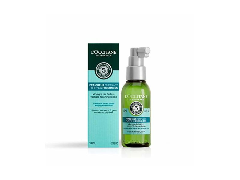 L'Occitane Aromachologie Purifying Freshness Vinegar Finishing Lotion for Normal to Oily Hair, 3.3 fl. oz.