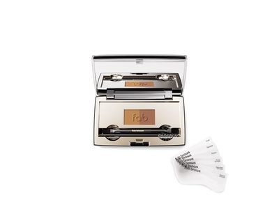 Fab Brows Duo Eyebrow Kit, Light Brown, 0.07 fl oz/1.985 g