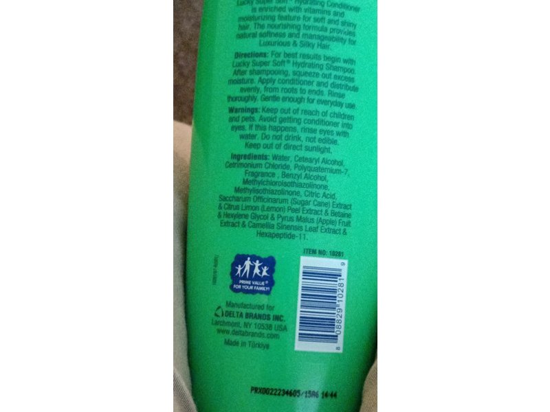 Lucky Super Soft Hydrating Conditioner, Fruit Extracts, 12 fl oz/355 mL