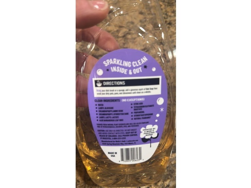 Molly's Suds Dish Soap, Lavender, 24 fl oz, Pack Of 2