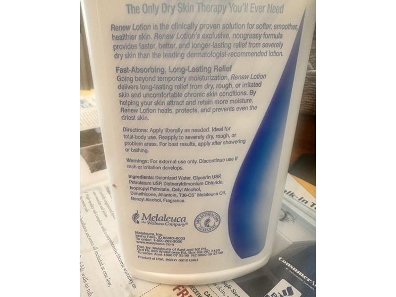 Melaleuca Renew Intensive Skin Therapy, 20 fl oz/591 mL