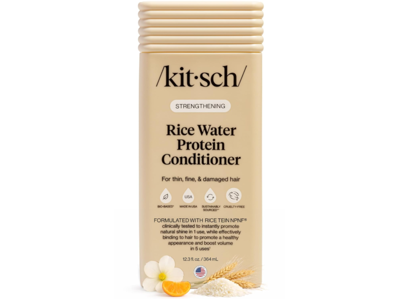 Kitsch Strengthening Conditioner, Rice Water Protein, 12.3 fl oz/364 mL