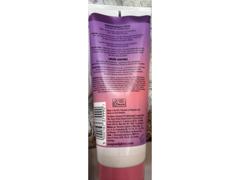 Soap & Glory Fresh as Fig Vegan Body Lotion, Lemon Blossom, 8.4 fl oz/250 mL