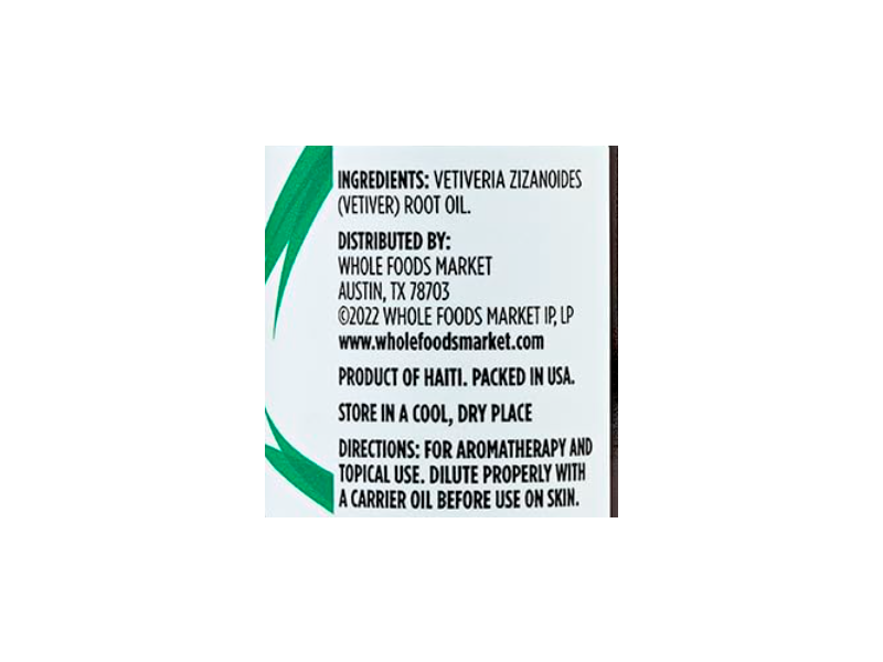 365 by Whole Foods Market Essential Oil, Vetiver, 0.5 fl oz