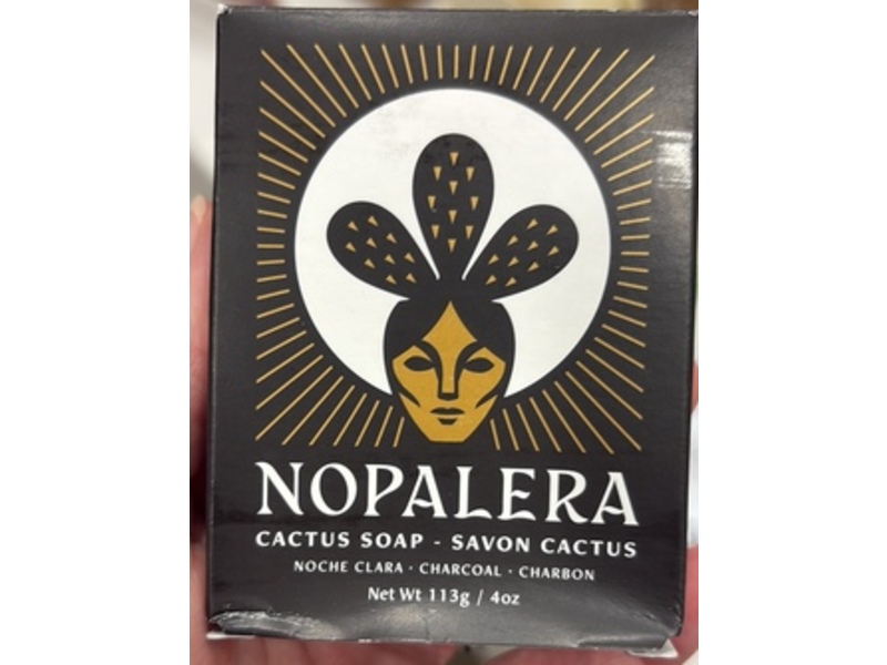 Nopalera Cactus Soap, Charcoal, 4 oz/113 g