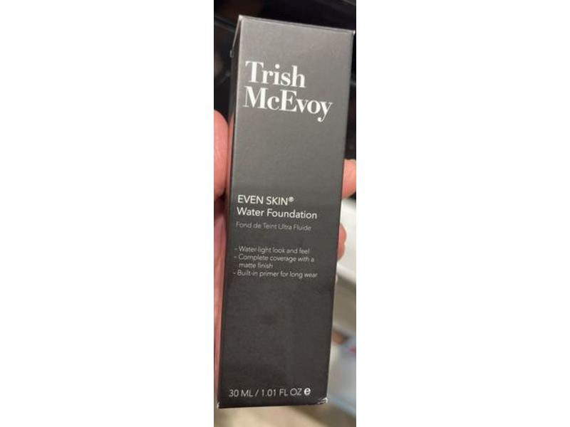 Trish McEvoy Even Skin Water Foundation, Medium 1, 1.01 fl oz/30 mL