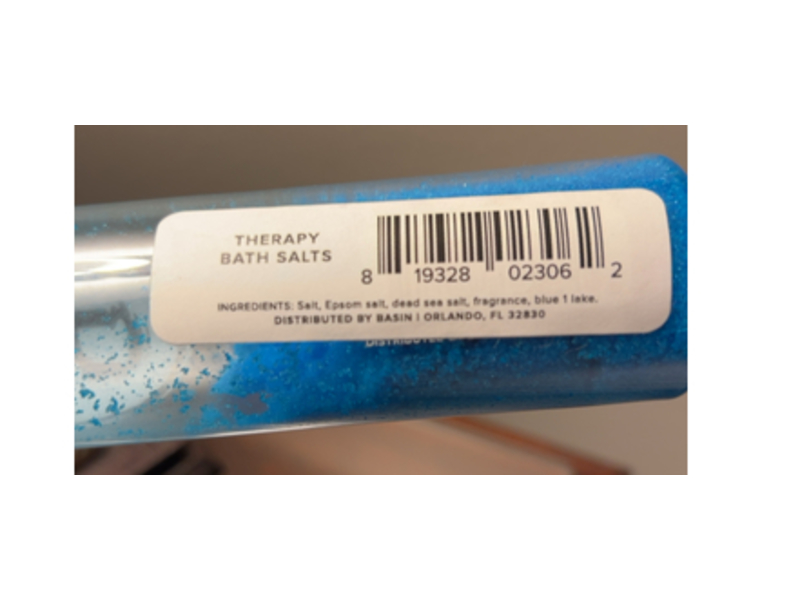 Basin Therapy Bath Salts, 4.25 oz