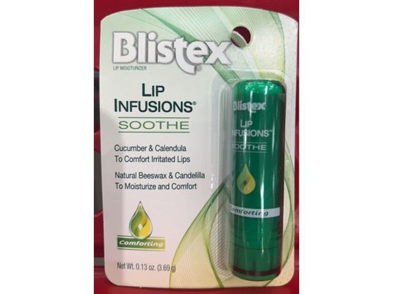 Blistex Lip Infusions Soothe Lip Moisturizer, Comforting, 0.13 oz/3.39 g