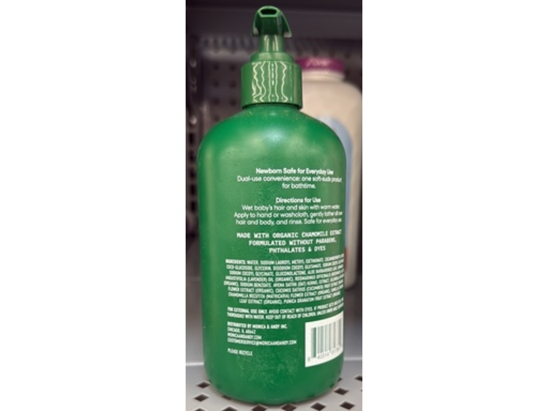 Monica + Andy Baby Shampoo & Body Wash, Lavender & Rosemary, 10 fl oz/296 mL