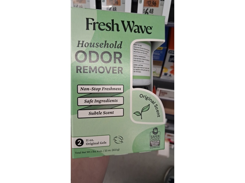 Fresh Wave Household Odor Remover, Original Scent, 22 oz/622 g, 3 Count