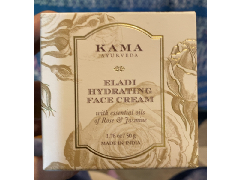 Kama Ayurveda Eladi Hydrating Face Cream, Rose & Jasmine, 1.76 oz/50 g