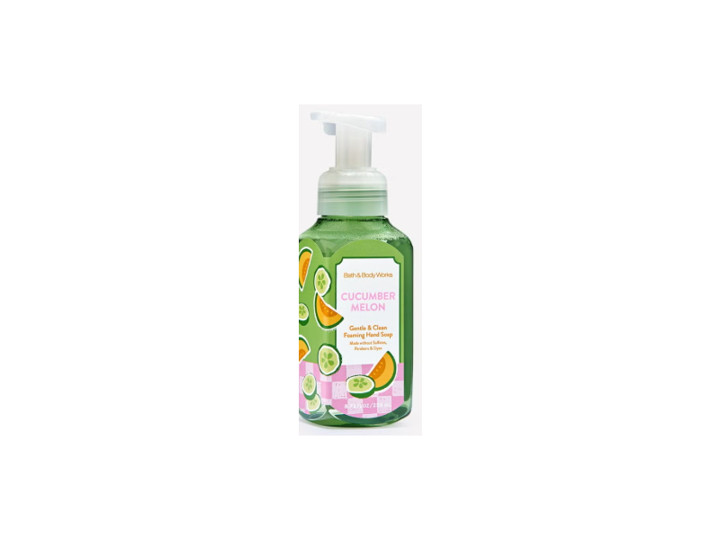 Bath & Body Works Gentle Foaming Hand Soap, Cucumber Melon, 8.75 fl oz/ 259 mL