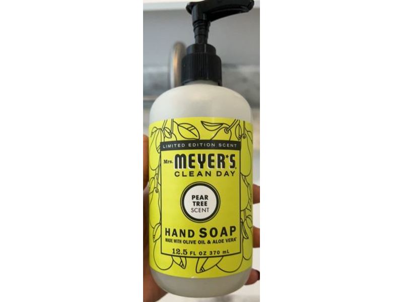 Mrs. Meyer's Clean Day Hand Soap, Pear Tree, 12.5 fl oz/370 mL