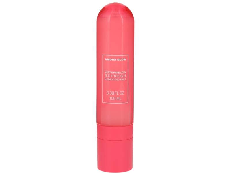 Amora Glow Refresh Hydration Mist, Watermelon, 3.38 fl oz/100 mL
