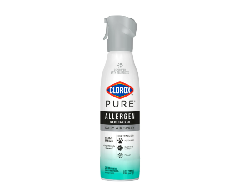 Clorox Allergen Neutralizer Daily Air Spray, Clean Breeze, 8 oz/227 g