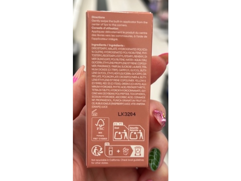 Laneige JuicePop Box Lip Tint, Lo-fi Mauve, 0.15 oz/4.5 g