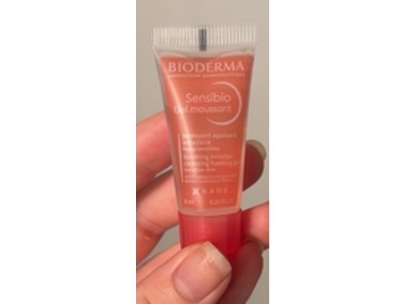 Bioderma Soothing Micellar Cleansing Foaming Gel, 0.27 fl oz/8 mL