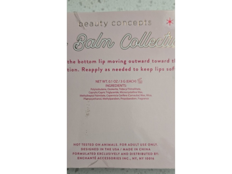 Beauty Concepts Lip Balm Collection, 0.1 oz/3 g