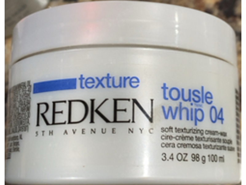 Redken Tousle Whip 04 Soft Texturizing Cream-Wax, 3.4 oz/100 mL