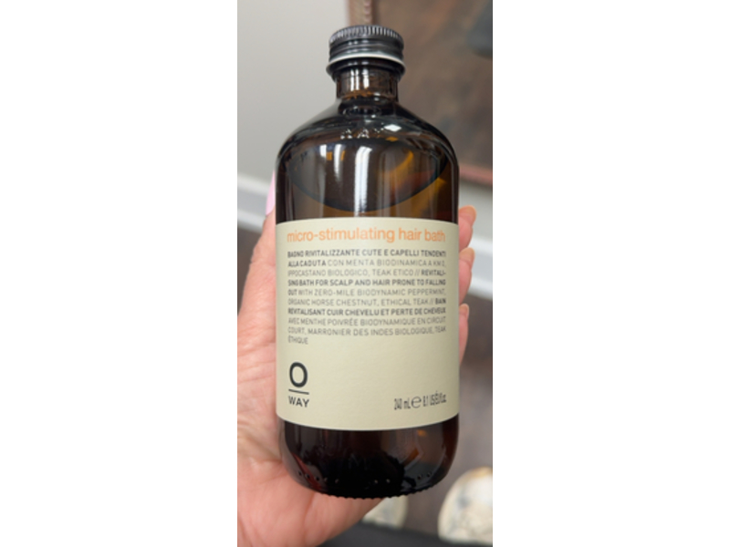 O way Micro-Stimulating Hair Bath, 8.1 fl oz/240 mL