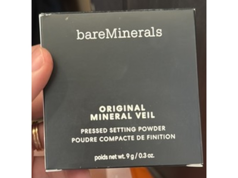Bareminerals Original Mineral Veil Pressed Setting Powder , Translucent, 0.3 oz/9 g
