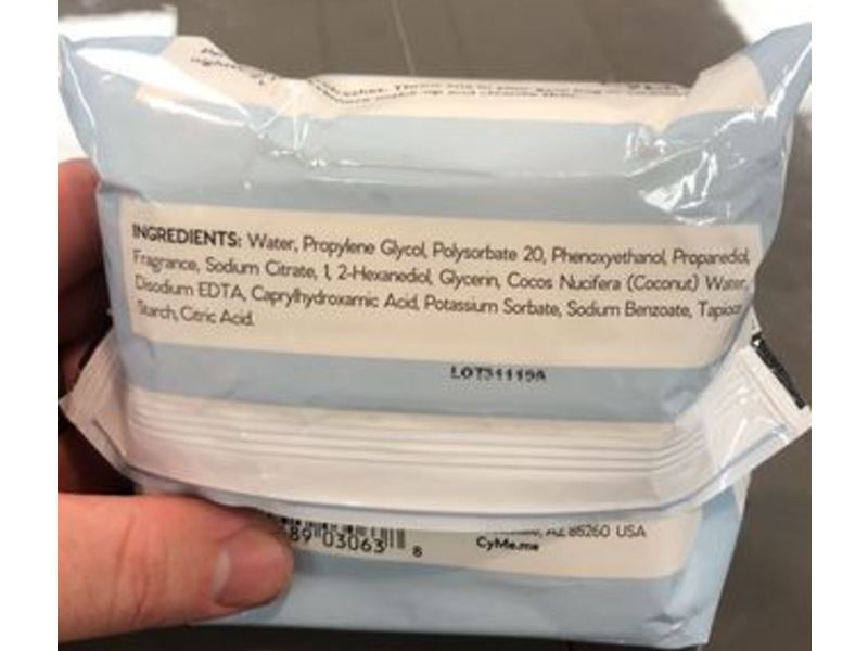 Cyme Nourish Hydrating Wipes, 30 Wipes