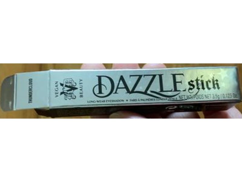 KVD Beauty Dazzle Stick Long-Wear Eyeshadow, Thundercloud, 0.123 oz/3.5 g
