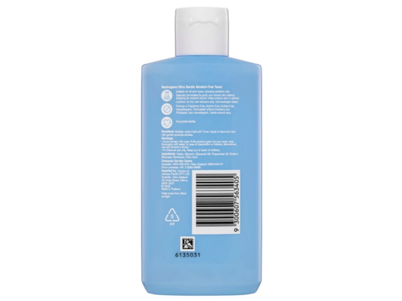 Neutrogena Ultra Gentle Sensitive Skin Toner, 150 mL