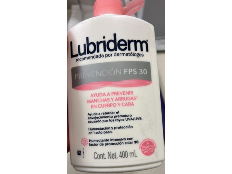 Lubriderm Prevention Body Cream, SPF 30, 400 mL