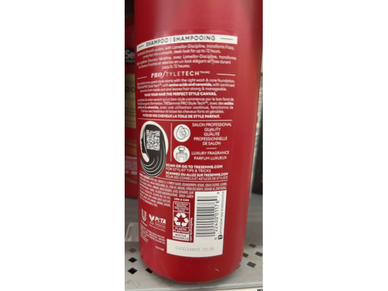 Tresemme Keratin Smooth Shampoo, 28 fl oz/828 mL